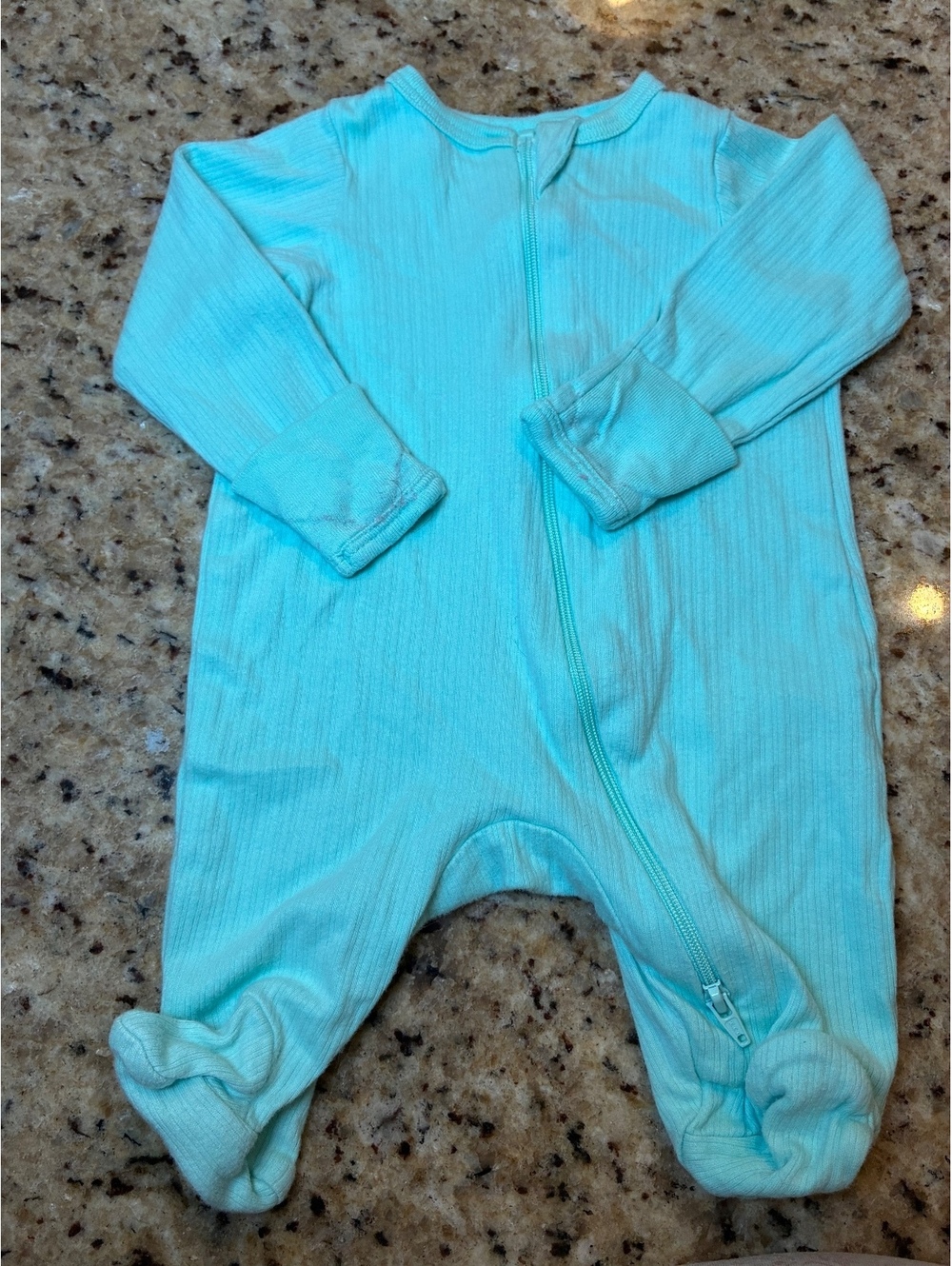 Wonder Nation Newborn Sleepwear Footed Pajamas